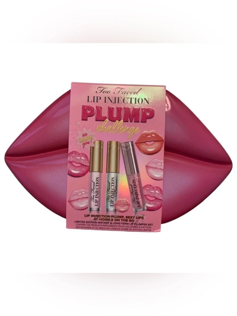 Too Faced Lip Injection Plumping Gloss 3-Piece Set NEW